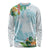 Polynesia Long Sleeve Shirt Sharks Duo Tropical Turquoise