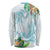 Polynesia Long Sleeve Shirt Sharks Duo Tropical Turquoise