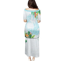 Polynesia Puletasi Sharks Duo Tropical Turquoise LT7 - Polynesian Pride