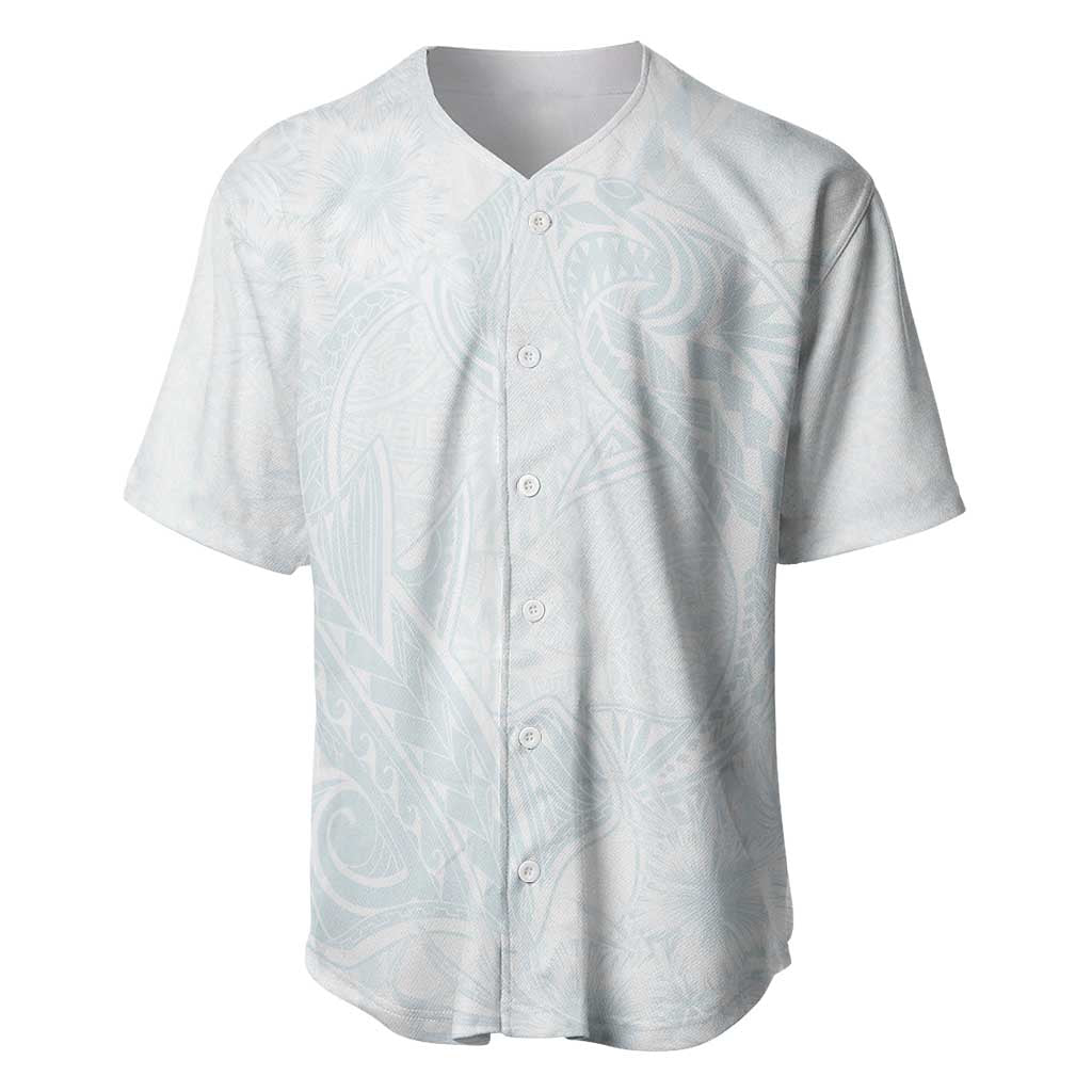 Polynesia Baseball Jersey Sharks Duo Tropical Off White