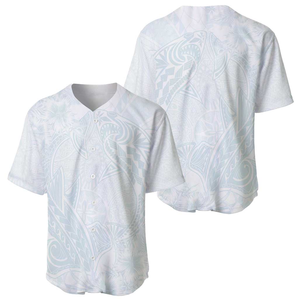 Polynesia Baseball Jersey Sharks Duo Tropical Off White