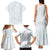 Polynesia Family Matching Tank Maxi Dress and Hawaiian Shirt Sharks Duo Tropical Off White