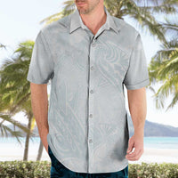 Polynesia Hawaiian Shirt Sharks Duo Tropical Off White LT7 - Polynesian Pride