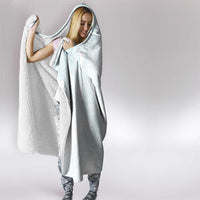 Polynesia Hooded Blanket Sharks Duo Tropical Off White LT7 - Polynesian Pride
