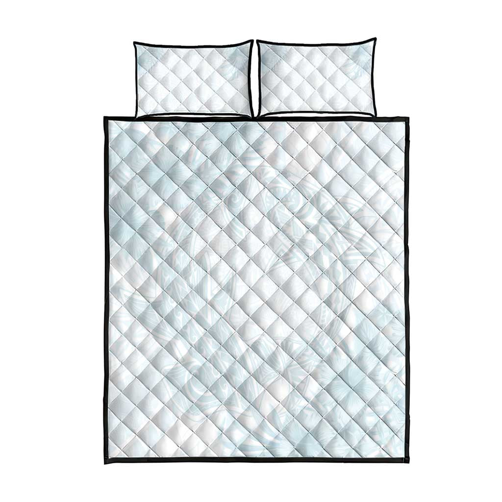 Polynesia Quilt Bed Set Sharks Duo Tropical Off White LT7 - Polynesian Pride