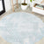 Polynesia Round Carpet Sharks Duo Tropical Off White