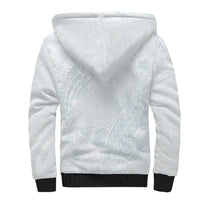 Polynesia Sherpa Hoodie Sharks Duo Tropical Off White LT7 - Polynesian Pride