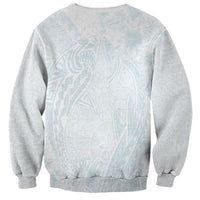 Polynesia Sweatshirt Sharks Duo Tropical Off White LT7 - Polynesian Pride