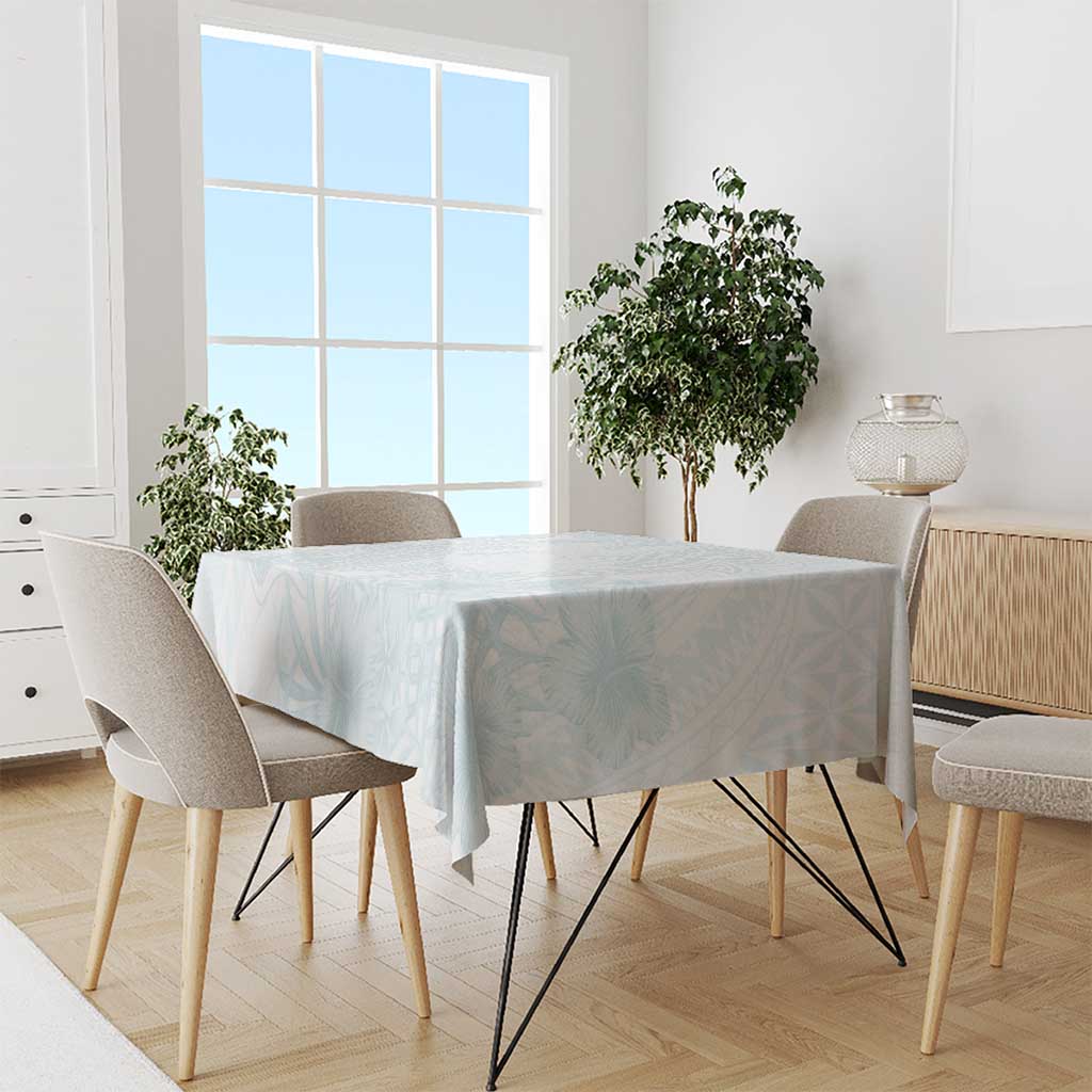 Polynesia Tablecloth Sharks Duo Tropical Off White LT7 - Polynesian Pride