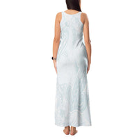 Polynesia Tank Maxi Dress Sharks Duo Tropical Off White LT7 - Polynesian Pride