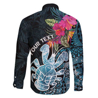 Niue Personalised Family Matching Puletasi and Hawaiian Shirt Hiapo Mix Coconut Crab LT7 - Polynesian Pride