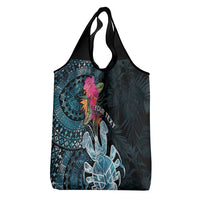 Niue Personalised Grocery Bag Hiapo Mix Coconut Crab LT7 - Polynesian Pride