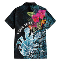 Niue Personalised Hawaiian Shirt Hiapo Mix Coconut Crab LT7 - Polynesian Pride