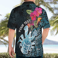 Niue Personalised Hawaiian Shirt Hiapo Mix Coconut Crab LT7 - Polynesian Pride