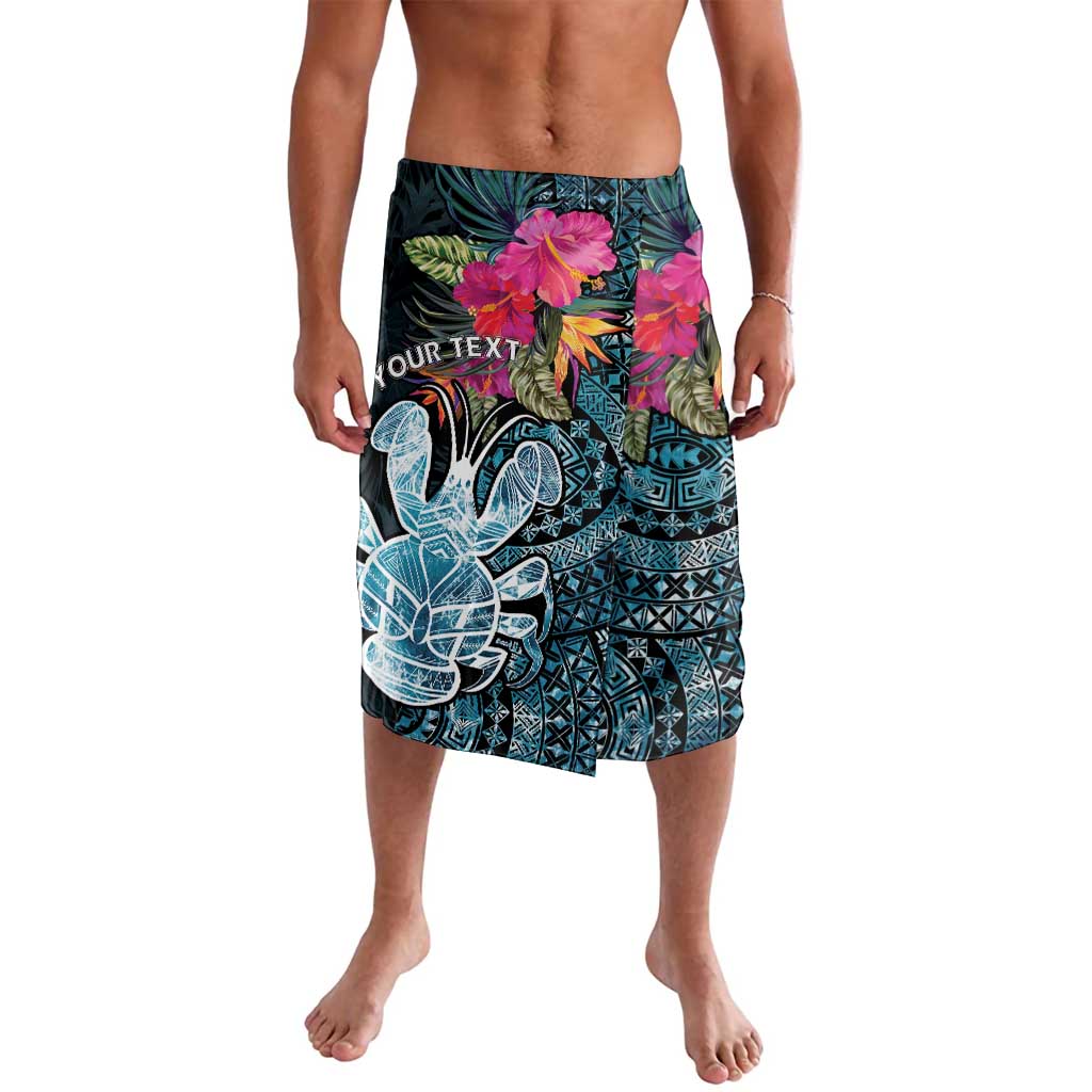 Niue Personalised Lavalava Hiapo Mix Coconut Crab LT7 Art - Polynesian Pride