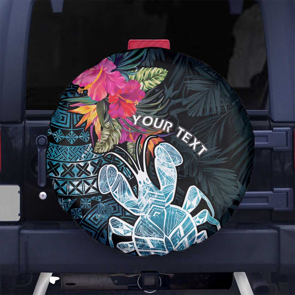 Niue Personalised Spare Tire Cover Hiapo Mix Coconut Crab LT7 - Polynesian Pride