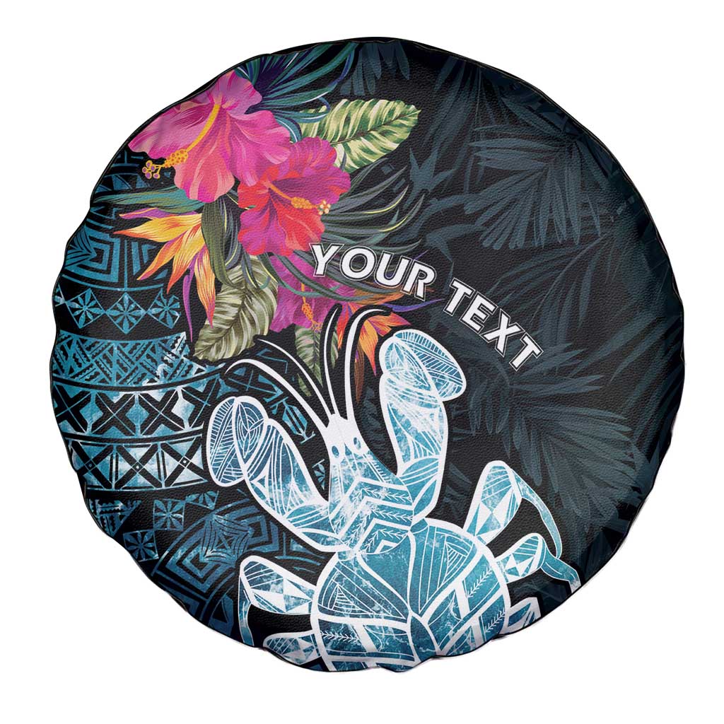 Niue Personalised Spare Tire Cover Hiapo Mix Coconut Crab LT7 - Polynesian Pride