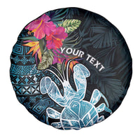 Niue Personalised Spare Tire Cover Hiapo Mix Coconut Crab LT7 - Polynesian Pride