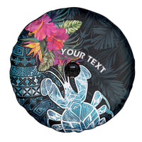 Niue Personalised Spare Tire Cover Hiapo Mix Coconut Crab LT7 - Polynesian Pride