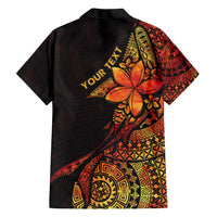 Niue Fakaalofa Atu Personalised Hawaiian Shirt Whale Hiapo Fiery Motif LT7 - Polynesian Pride