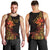 Niue Fakaalofa Atu Personalised Men Tank Top Whale Hiapo Fiery Motif