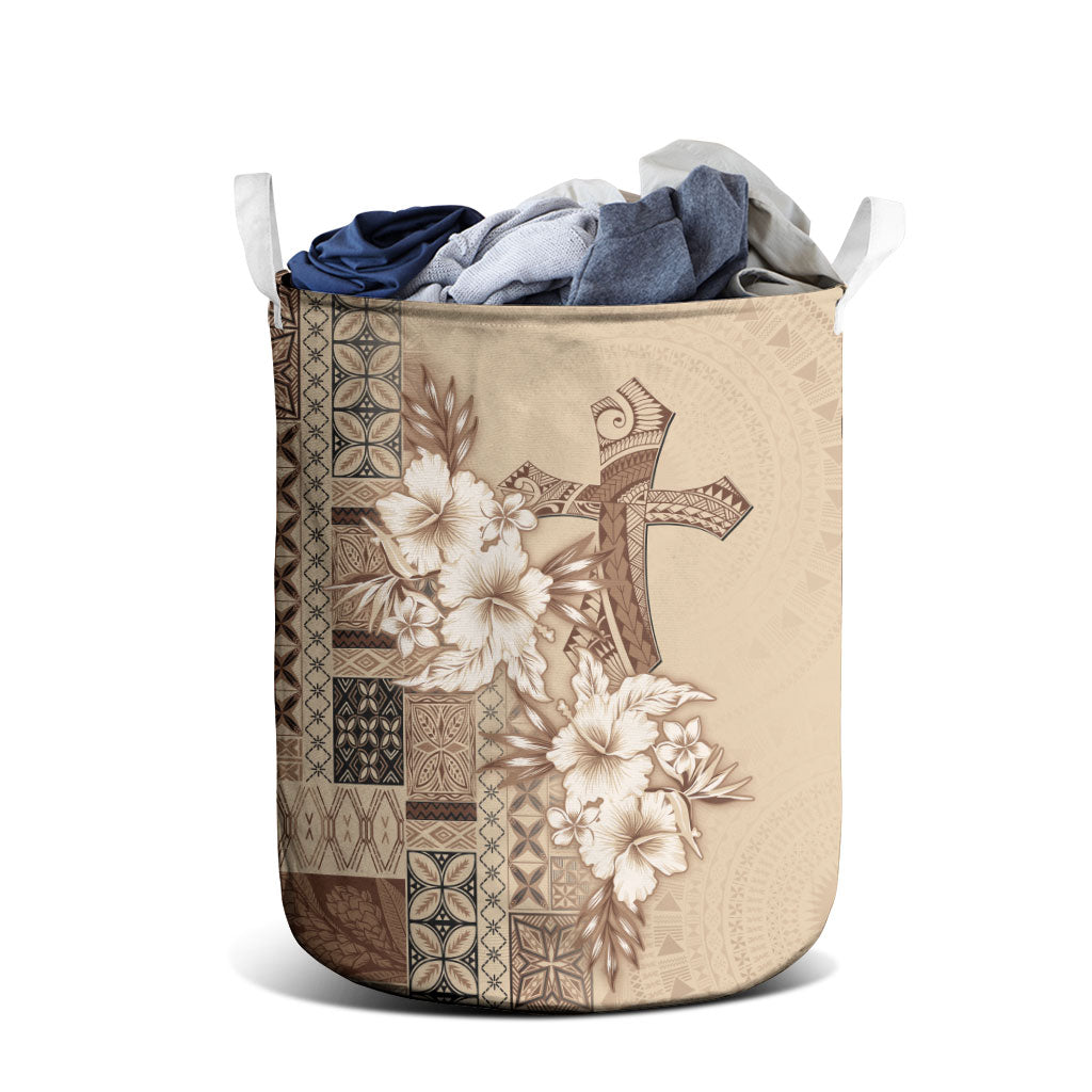 Samoa AIGA Mamanu Siapo Malu Motifs Laundry Basket LT7 - Polynesian Pride