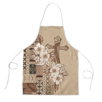 Samoa AIGA Mamanu Siapo Malu Motifs Apron LT7 Beige - Polynesian Pride