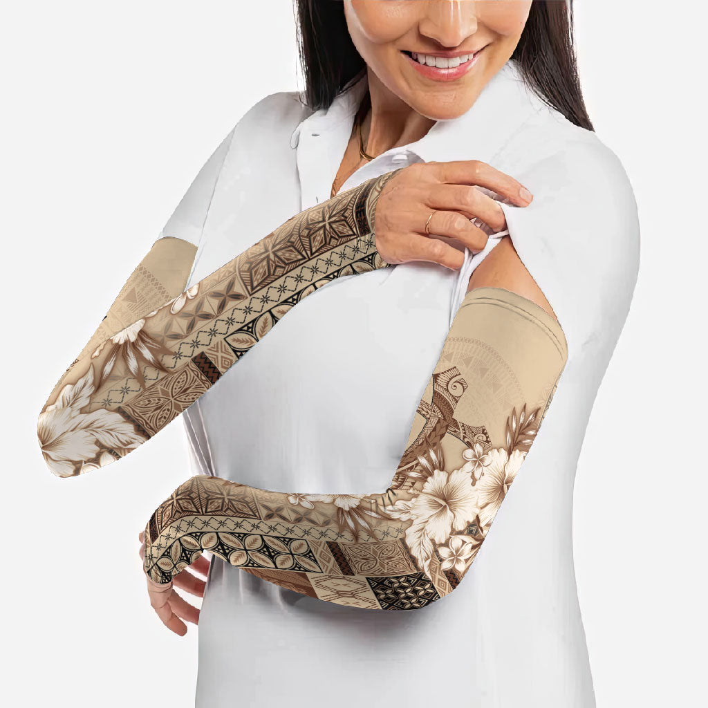 Samoa AIGA Mamanu Siapo Malu Motifs Arm Sleeves LT7 - Polynesian Pride