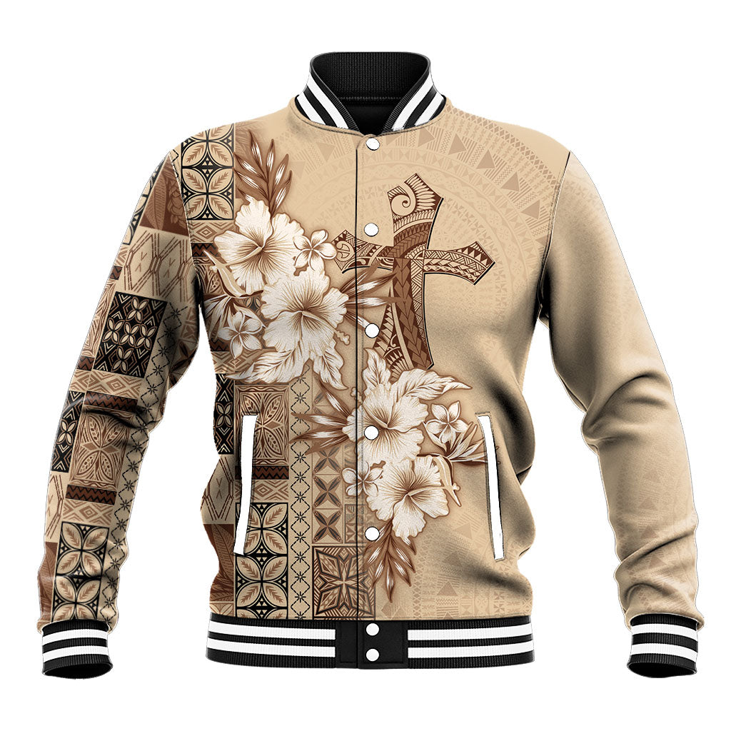 Samoa AIGA Mamanu Siapo Malu Motifs Baseball Jacket