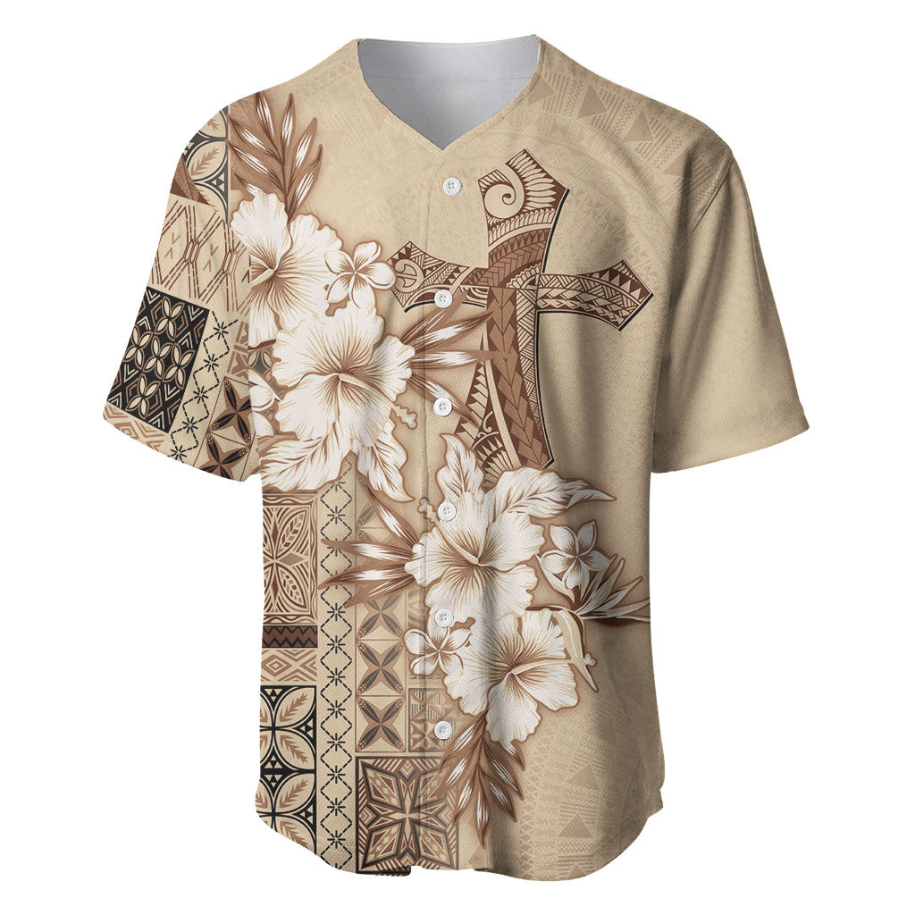 Samoa AIGA Mamanu Siapo Malu Motifs Baseball Jersey