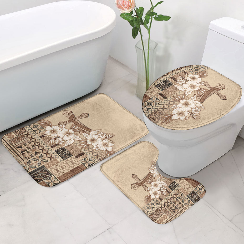 Samoa AIGA Mamanu Siapo Malu Motifs Bathroom Set LT7 - Polynesian Pride