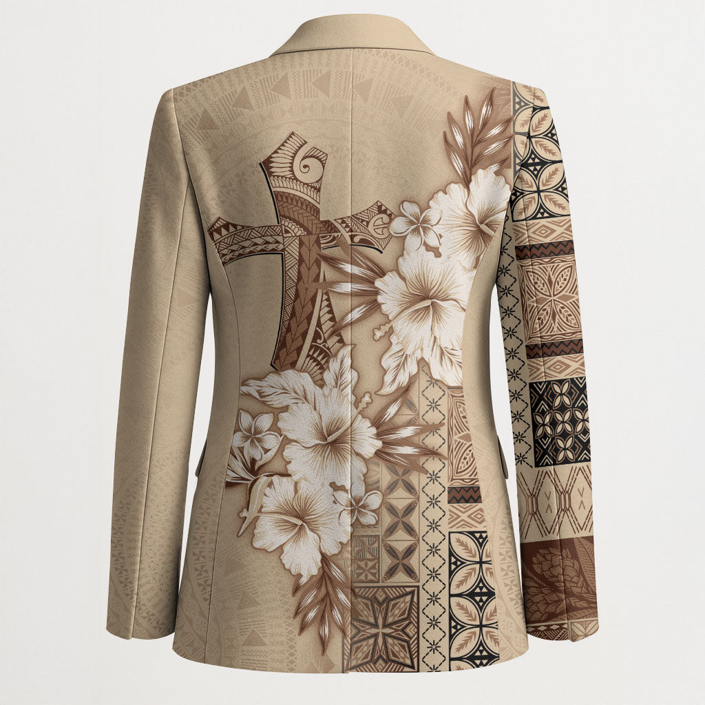 Samoa AIGA Mamanu Siapo Malu Motifs Blazer LT7 - Polynesian Pride