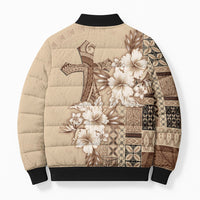Samoa AIGA Mamanu Siapo Malu Motifs Bomber Puffer Jacket LT7 - Polynesian Pride