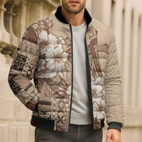 Samoa AIGA Mamanu Siapo Malu Motifs Bomber Puffer Jacket LT7 - Polynesian Pride