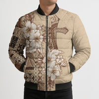 Samoa AIGA Mamanu Siapo Malu Motifs Bomber Puffer Jacket LT7 - Polynesian Pride