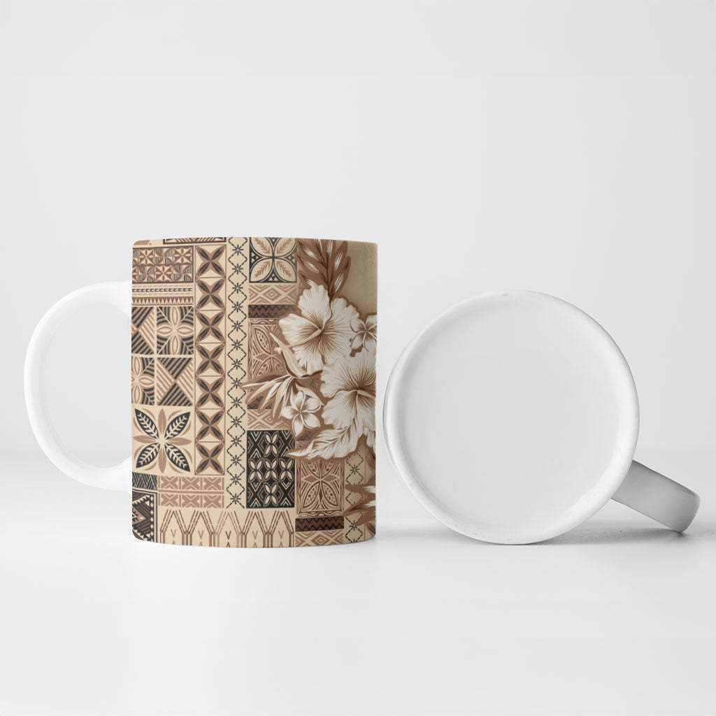 Samoa AIGA Mamanu Siapo Malu Motifs Ceramic Mug LT7 - Polynesian Pride