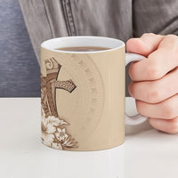 Samoa AIGA Mamanu Siapo Malu Motifs Ceramic Mug LT7 - Polynesian Pride
