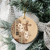 Samoa AIGA Mamanu Siapo Malu Motifs Ceramic Ornament LT7 - Polynesian Pride