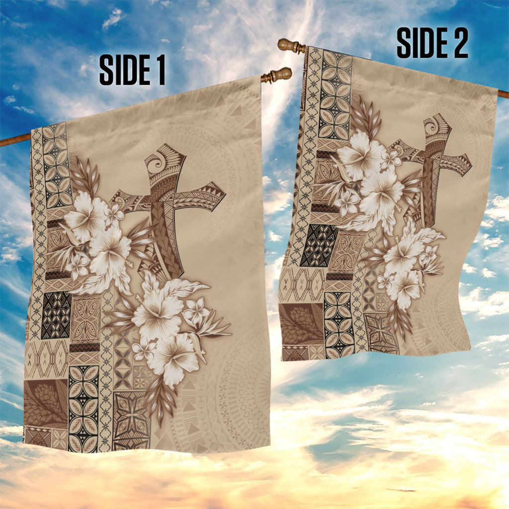 Samoa AIGA Mamanu Siapo Malu Motifs Garden Flag LT7 - Polynesian Pride