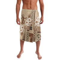 Samoa AIGA Mamanu Siapo Malu Motifs Lavalava LT7 Beige - Polynesian Pride