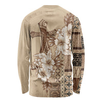 Samoa AIGA Mamanu Siapo Malu Motifs Long Sleeve Shirt LT7 - Polynesian Pride