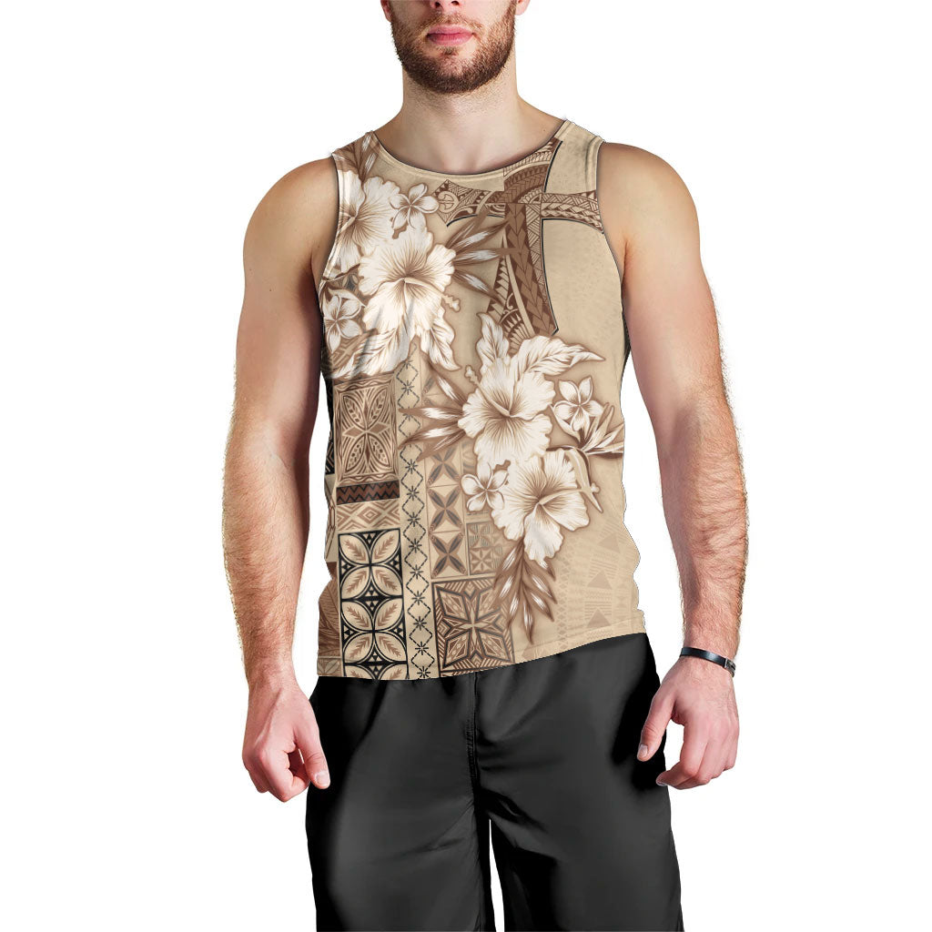 Samoa AIGA Mamanu Siapo Malu Motifs Men Tank Top