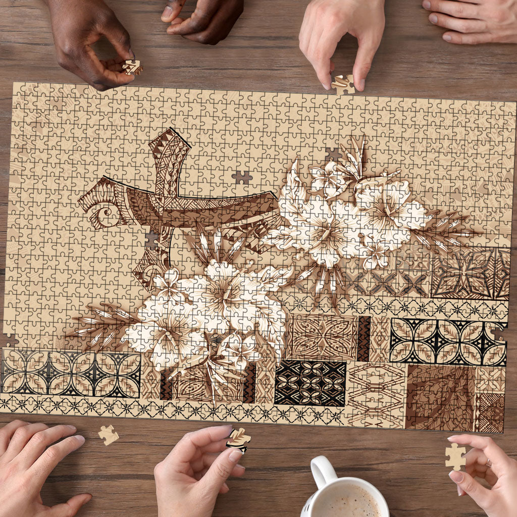 Samoa AIGA Mamanu Siapo Malu Motifs Puzzle LT7 - Polynesian Pride