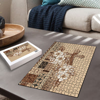 Samoa AIGA Mamanu Siapo Malu Motifs Puzzle LT7 - Polynesian Pride