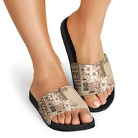Samoa AIGA Mamanu Siapo Malu Motifs Slide Sandals LT7 - Polynesian Pride