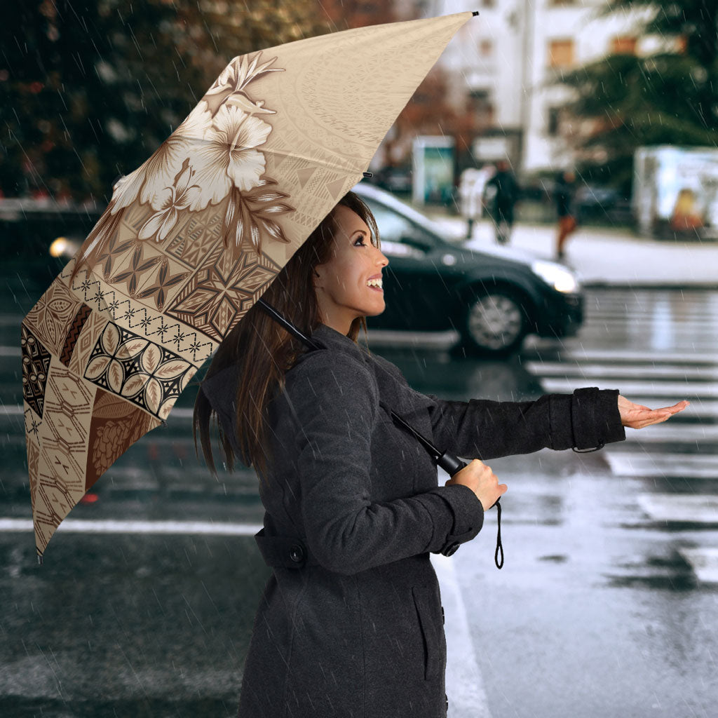 Samoa AIGA Mamanu Siapo Malu Motifs Umbrella LT7 - Polynesian Pride