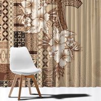 Samoa AIGA Mamanu Siapo Malu Motifs Window Curtain LT7 - Polynesian Pride
