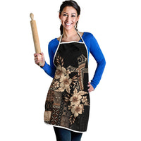 Samoa AIGA Mamanu Siapo Malu Motifs Apron Black Ver LT7 - Polynesian Pride