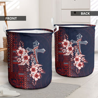 Samoa AIGA Mamanu Siapo Malu Motifs Laundry Basket Flag Color LT7 - Polynesian Pride