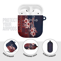 Samoa AIGA Mamanu Siapo Malu Motifs AirPods Case Flag Color LT7 - Polynesian Pride